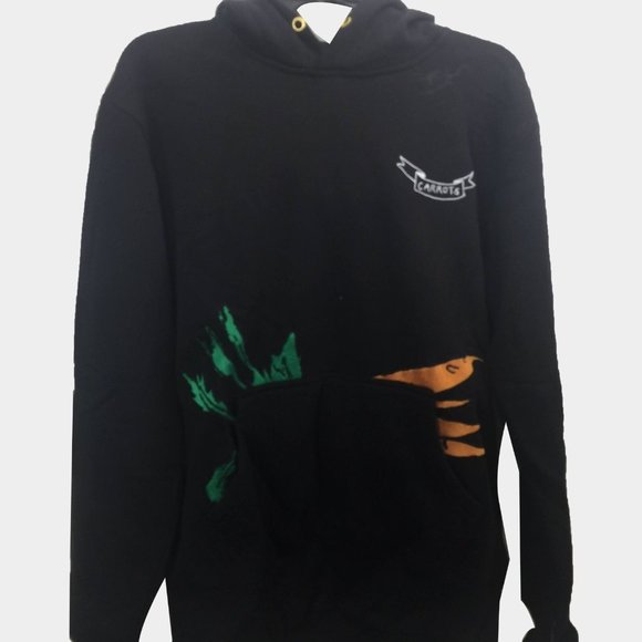 New Carrots Anwar X Deerdana Black Hoodie Jacket Men's Size Medium M
